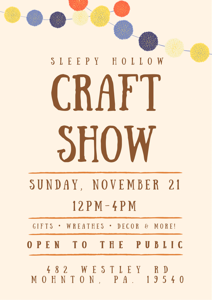 Sleepy Hollow Craft Show – Sleepy Hollow AC